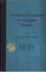 LECTURES ON FUNCTIONS OF COMPLEX VARIABLE（ PDF版）