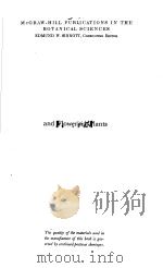 MCGRAW-HILL PUBLICATIONS IN THE BOTANICAL SCIENCES PDF电子版封面