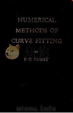 NUMERICAL METHODS OF CURVE FITTING PDF电子版封面 P.G.GUEST