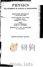 PHYSICS FOR STUDENTS OF CIENCE & ENGINERING PDF电子版封面 R.J.STEPHENSON