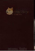 PROBABILITY THEORY PDF电子版封面 MICHEL LOEVE