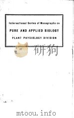 PURE AND APPLIED BIOLOGY PDF电子版封面