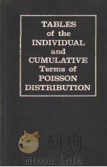 TABLES OF THE INDIVIDUAL AND CUMULATIVE TERMS OF POISSON     PDF电子版封面    D·VAN NOSTRAND COMPANY INC 