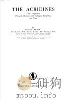 THE ACRIDINES（ PDF版）