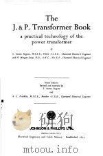 THE JANDP TRANSFORMER BOOK PDF电子版封面 A·C·FRANKLIN