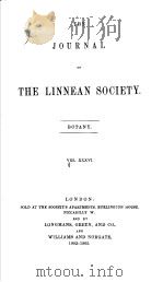 THE LINNEAN SOCIETY Ⅲ     PDF电子版封面     