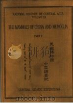 THE MAMMALS OF CHINA AND MONGOLIA PDF电子版封面 GLOVER M.ALLEN PH.D.