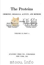 THE PROTEINS CHEMISTRY BIOLOGICAL ACTIVITY AND METHODS LOLUME II PDF电子版封面 HANS NEURATH