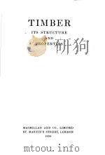 TIMBER     PDF电子版封面    H·E·DESCH 