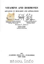 VITAMINS AND HORMONES ADVANCES IN RESEARCH AND APPLICATIONS VOLUME ⅩⅤ PDF电子版封面 S.HARRIS G.F.MARRIAN