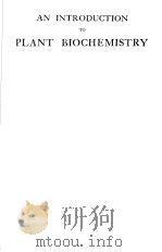 AN INTRODUCTION PLANY BIOCHEMISTRY（ PDF版）