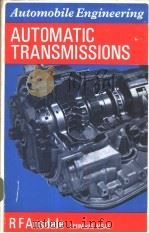AUTOMATIC TRANSMISSIONS     PDF电子版封面    R.F.ANSDALE 