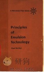 PRINCIPLES OF EMULSION TECHNOLOGY 5 PDF电子版封面