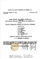 GERMAN DYESTUFFS AND DYESTUFF INTERMED IATES,MANUFACTURING PROCESSES,PLANT DESIGN,AND RESEARCH DATA PDF电子版封面
