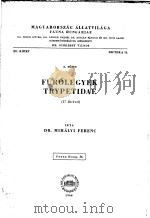 FUROLEGYEK TRYPETIDAE PDF电子版封面