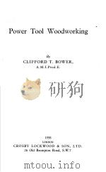 ROWER TOOL WOODWORKING PDF电子版封面 CLIFFORD T·BOWER