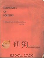 ECONOMICS OF FORESTRY     PDF电子版封面    U·S·DEPARTMMENT 