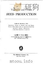 SEED PRODUCTION PDF电子版封面 LESLIE R.HAWTHORN.M.S.