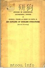 AN OUTLINE OF ENGLISH STRUCTURE PDF电子版封面