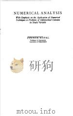 NUMERICAL ANALYSIS     PDF电子版封面    ZDENEK KOPAL 