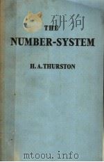THE NUMBER SYSTEM PDF电子版封面 H·A·THURSTON