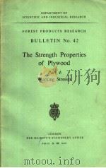 THE STRENGTH PROPERTIES OF PLYWOOD PART 4 PDF电子版封面