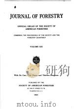 JOURNAL OF FORESTRY VOLUME 19（ PDF版）