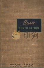 BASIC HORTICULTURE PDF电子版封面 VICTAR R.GARDNER