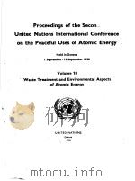 PROCEEDINGS OF THE SECOND UNITED NATIONS INTERNATIONAL CONFERENCE ON THE PEACEFUL USES OF ATOMIC ENE PDF电子版封面