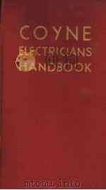 COYNE ELECTRICIANS HANDBOOK     PDF电子版封面     