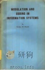MODULATION AND CODING IN INFORMATION SYSTEMS PDF电子版封面 GORDON M.RUSSELL