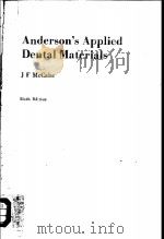 Anderson's Applied Dental Materials Sixth Edition PDF电子版封面 063201217X J F McCabe