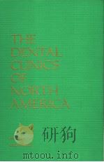 THE DENTAL CLINICS OF NORTH AMERICA PDF电子版封面