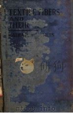 TEXTILE FIBERS AND THEIR USE PDF电子版封面