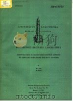 ELECTRONICS RESEARCH LABORATORY CONVOLUTION Z-TRANSFORM METHOD APPLIED TO CERTAIN NONLINEAR DISCRETE     PDF电子版封面    E.I.JURY  M.A.PAI 
