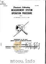 MEASUREMENT SYSETEM OPERATION PROCEDURE BR-01（ PDF版）