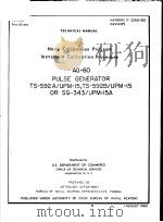 NAVY CALIBRATION PROGRAM INSTUUMENT CALIBRATION PROCEDURE AG-60（ PDF版）