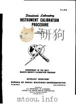 INSTRUMENT CALIBRATION PROCEDURE AF-19 PDF电子版封面