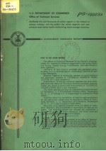 A STUDY OF FACTORS INFLUENCING THE JUDGMENT OF HUMAN PERFORMANCE TECHNICAL REPORT 1     PDF电子版封面     