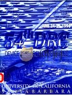 1996 54TH ANNUAL DEVICE RESEARCH CONFERENCE DIGEST（ PDF版）