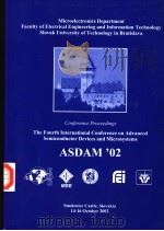 ASDAM'02 THE FOURTH INTERNATIONAL CONFERENCE ON ADVANCED SEMICONDUCTOR DEVICES AND MICROSYSTEMS（ PDF版）