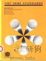 BOOK OF SEMI STANDARDS 1987 VOLUME 1 CHEMICALS DIVISION PDF电子版封面