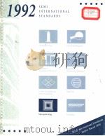 BOOK SEMI STANDARDS 1992 MICROPATTERNING VOLUME PDF电子版封面