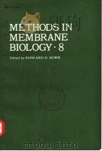 METHODS IN MEMBRANE BIOLOGY  VOLUME 8     PDF电子版封面  0306368080  EDWARD D.KORN 