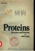 PROTEINS STRUCTURE AND FUNCTION PDF电子版封面 ALBERT LIGHT