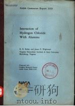 INTERACTION OF HYDROGEN CHLORIDE WITH ALUMINA PDF电子版封面 R.R.BAILEY JAMES P.WIGHTMAN