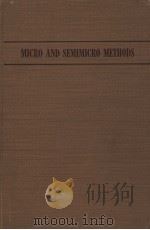 TECHNIQUE OF ORGANIC CHEMISTRY VOL.Ⅵ MICRO AND SEMIMICRO METHODS     PDF电子版封面    A.R.RONZIO T.S.MA 