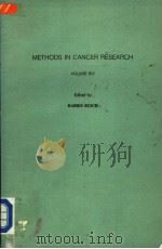 METHODS IN CANCER RESEARCH VOLUME XIV PDF电子版封面 012147674X HARRIS BUSCH