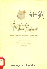 HYPERTENSION DRUG TREATMENT PDF电子版封面 LRVINE H.PAGE HARRIET P.DUSTA