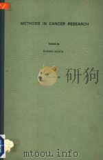 METHODS IN CANCER RESEARCH  VOLUME IX     PDF电子版封面    HARRIS BUSCH 